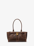 Hamilton Small Burnished Leather Satchel