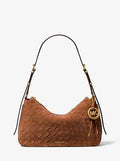 Nolita Medium Hand-Woven Suede Shoulder Bag