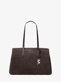 Laila Medium Suede Tote Bag