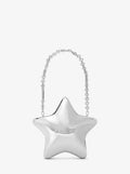 Darla Small Silver-Tone Star Convertible Clutch