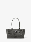 Hamilton Small Washed Denim Satchel