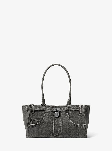 Hamilton Small Washed Denim Satchel