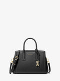 Laila Small Pebbled Leather Satchel