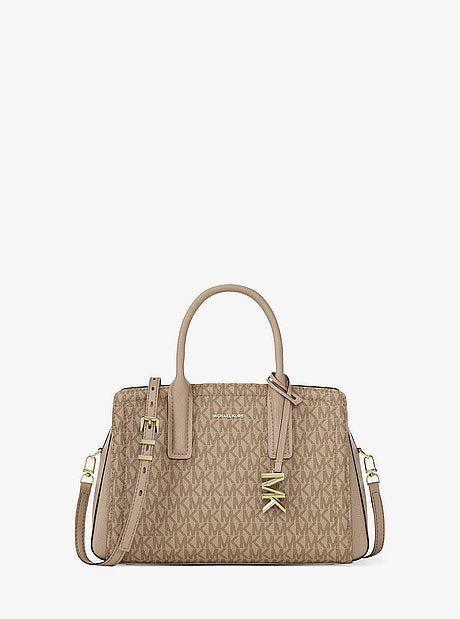 Laila Small Signature Logo Satchel