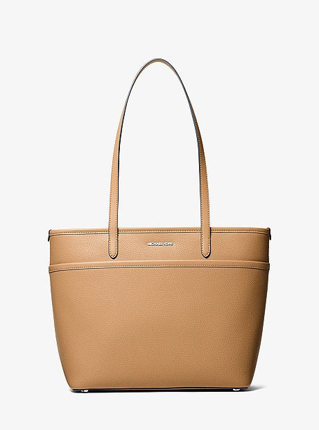 Marlowe Medium Pebbled Leather Pocket Tote Bag