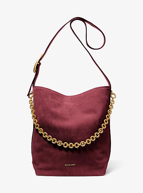 Nolita Large Suede Bucket Tote Bag