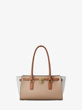Hamilton Small Color-Blocked Leather Satchel