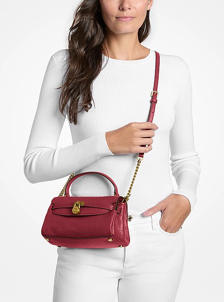 Hamilton Extra-Small Textured Leather Soft Crossbody Bag