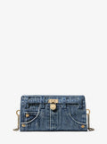 Hamilton Moderne Extra-Small Washed Denim Convertible Crossbody Bag