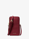 Jet Set Small Pebbled Leather Smartphone Crossbody Bag