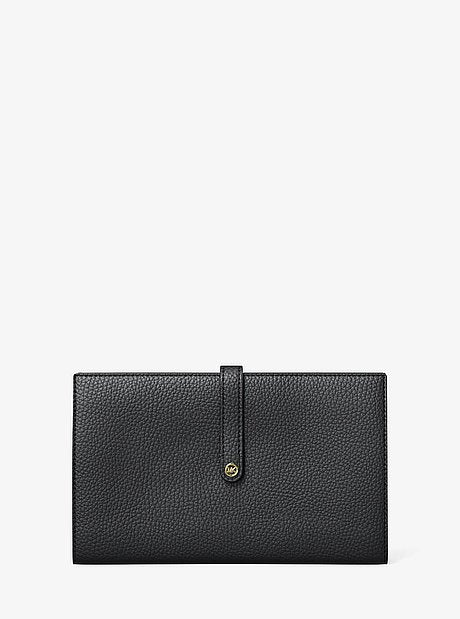 Jet Set Travel Small Pebbled Leather Wallet