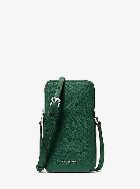 Jet Set Small Leather Smartphone Crossbody Bag