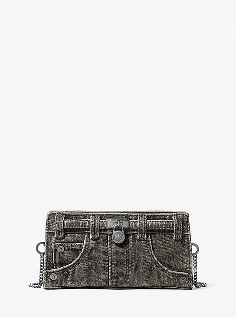 Hamilton Extra-Small Washed Denim Convertible Crossbody Bag