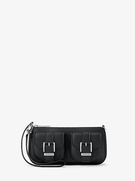 Zoe Small Pebbled Leather Pochette