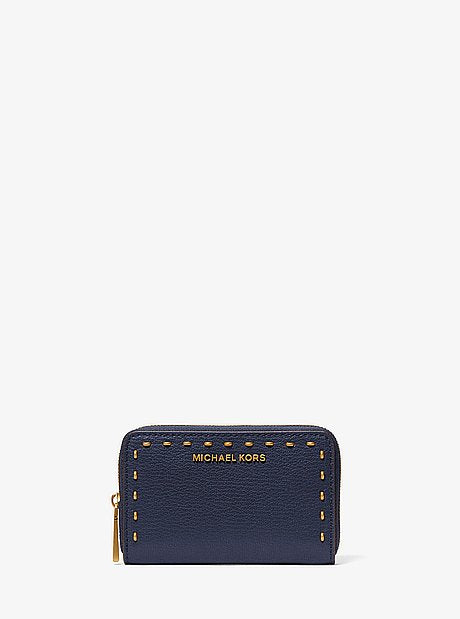 Small Studded Leather Wallet