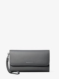 Jet Set Medium Pebbled Leather Convertible Wristlet