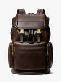 Hudson Burnished Leather Backpack