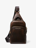 Hudson Medium Burnished Leather Sling Bag