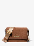 Hudson Mini Suede Messenger Bag