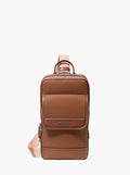 Jet Set Pebbled Leather Sling Bag