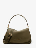 Holmes Extra-Large Pebbled Leather Convertible Messenger Bag