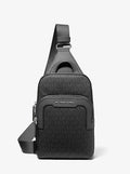Hudson Medium Signature Logo Sling Bag